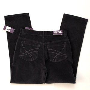 Gloria Vanderbilt 10 Short Amanda Classic Fit Corduroy Straight Leg High Waist